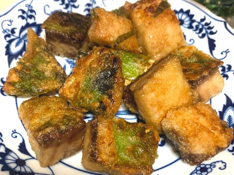 塩鯖 で作る 揚げない 鯖の竜田揚げ